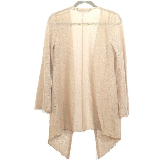 Colleen Lopez Lightweight Knit Long Cardigan - Womens Small - Camel - NWOT - Picture 4 of 5